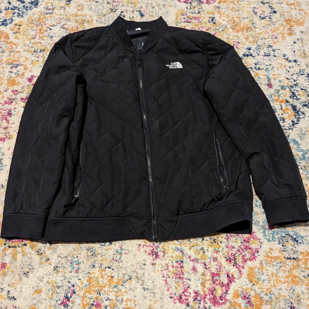 The North Face Bomber Jacket Reversible - Men's XL - Black & Camo